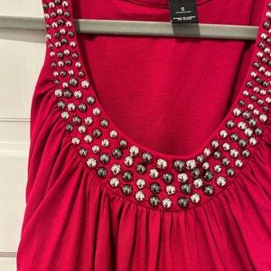 White House Black Market- Red Shirt